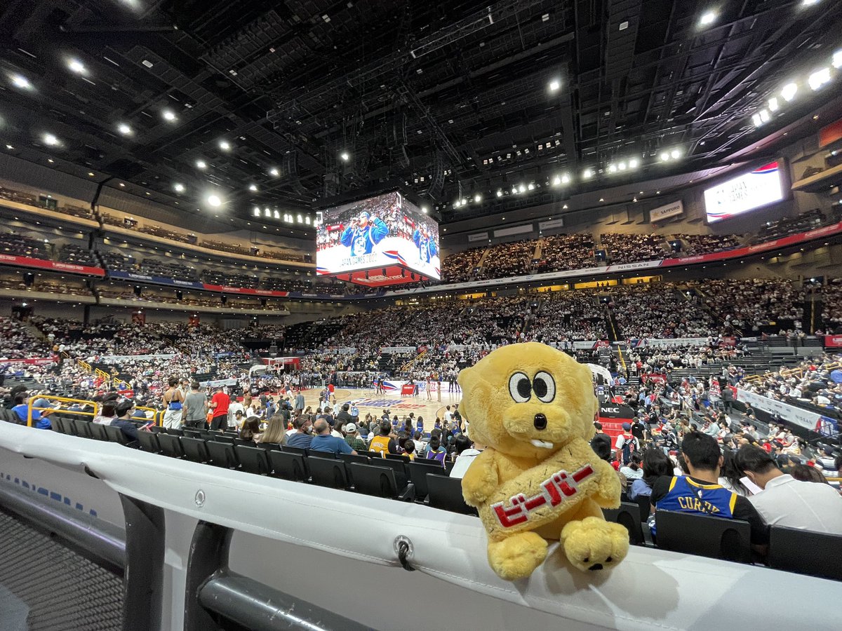 beaver_hokka's tweet photo. GAME2もぶち揚げ中ですぞ！！
ʕ 'ꎴ'´ ≡ `'ꎴ' ʔ🏀🔥 https://t.co/2YW0knWEiy