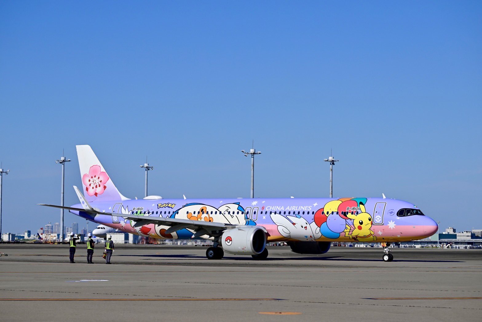 愛用 〜入手困難〜ピカチュウジェットCI モデルプレーン 中華航空