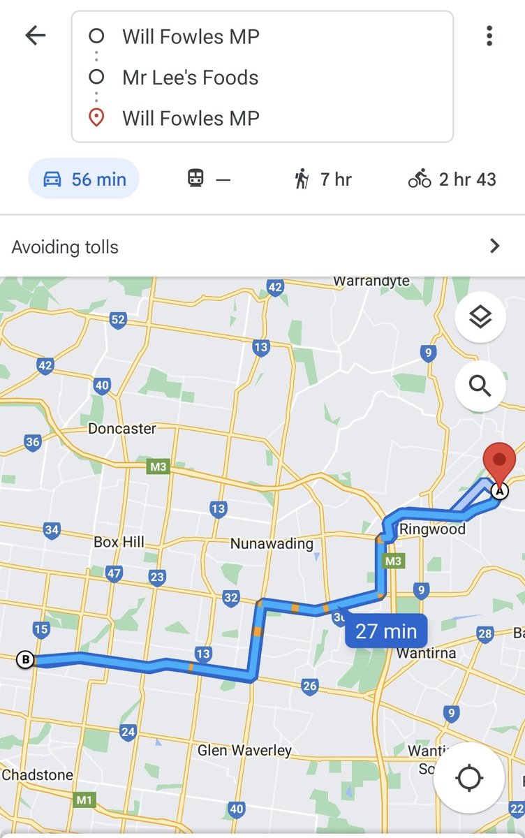 XavierBoffa's tweet photo. Quite the drive just to grab lunch. Understand that Will Fowles has decided to run for Ringwood in November, but he still works for the people of Burwood #springst #thisislabor https://t.co/lgKL5PACJG