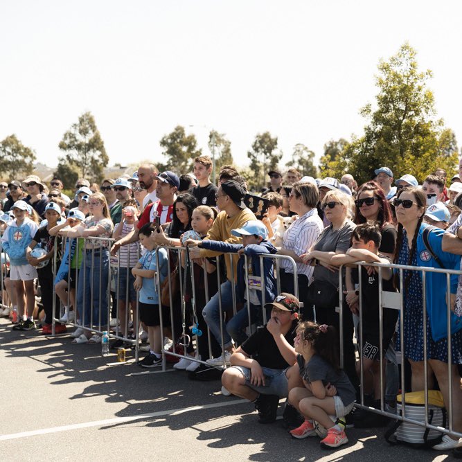 MelbourneCity's tweet photo. A big thank you to everyone who came out for today’s Family Day 💙

Don’t miss out on our season opener next Friday  night!

🎟️ https://t.co/Iqzyzm4FTG https://t.co/CfvJZltvq0