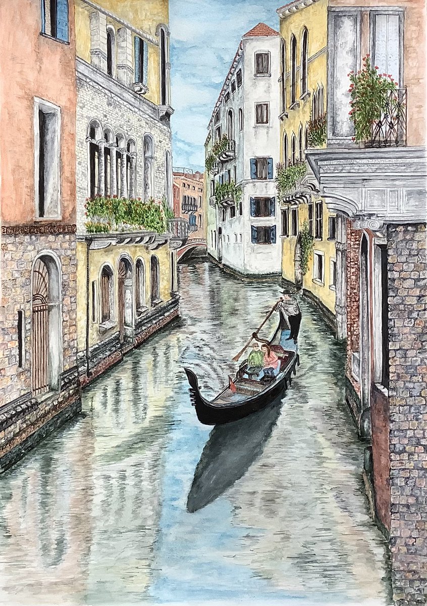 LorraineWillis1's tweet photo. Limited edition #watercolorpainting of #Venice £30 each incUKPost when mounted will fit frame 20”x16” https://t.co/NrvEbH93Fb #hardmade #gift #ArtistOnTwitter #Italy https://t.co/mrcVfAfIQy