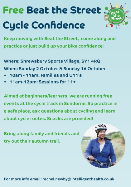Want a safe place to cycle and practice your cycle skills? Come along to our free, friendly events