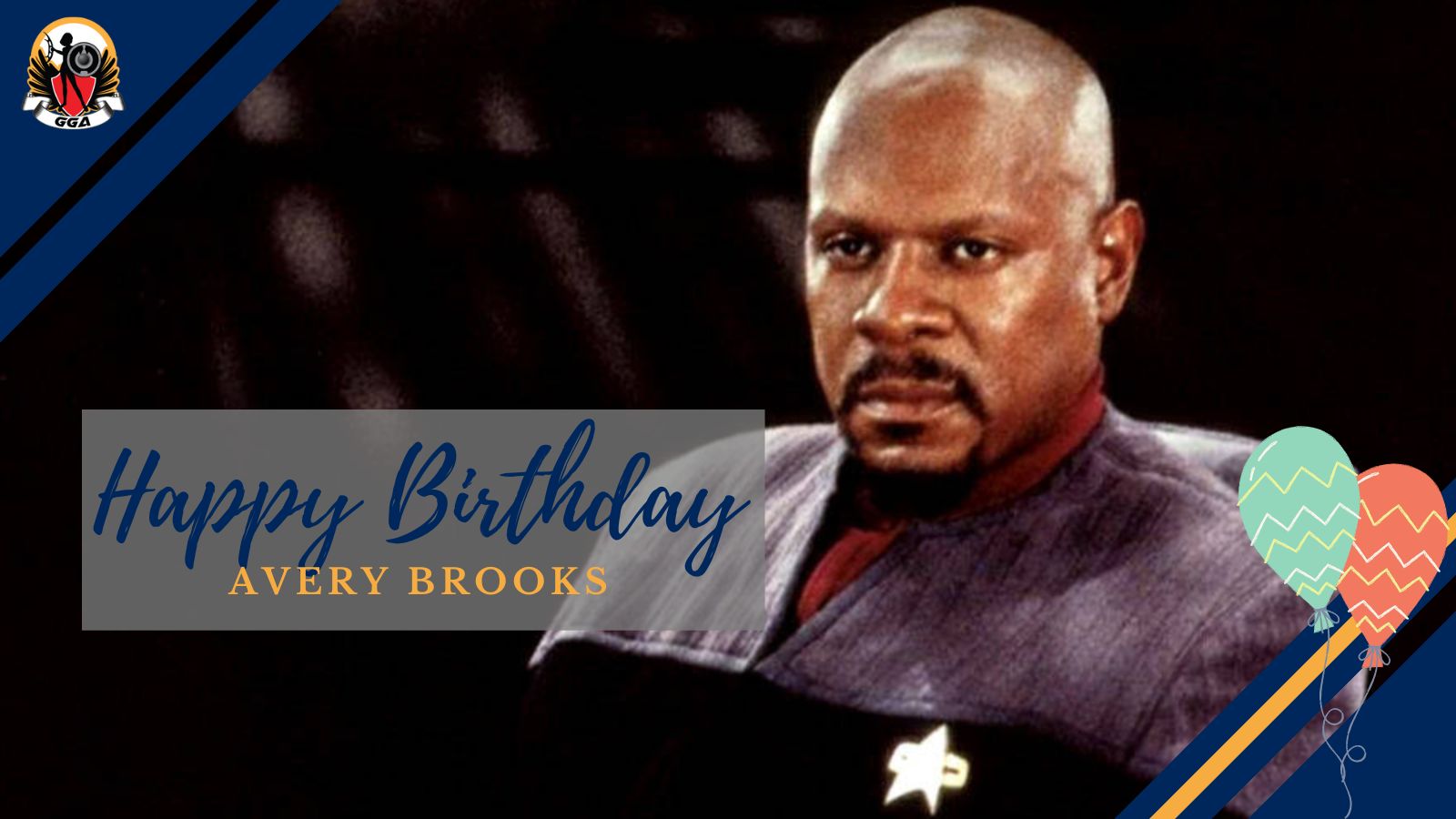 Happy Birthday, Avery Brooks, aka Commander Benjamin Sisko, aka Hawk!   