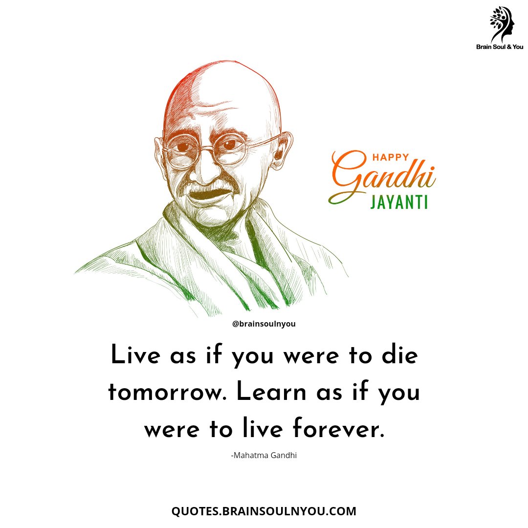 BrainSoulnYou's tweet photo. #gandhijayanthi2022 #gandhijayanthi 
#MahatmaGandhiJayanti #MahatmaGandhiji #MahatmaGandhi https://t.co/0QU5h9Z5wj