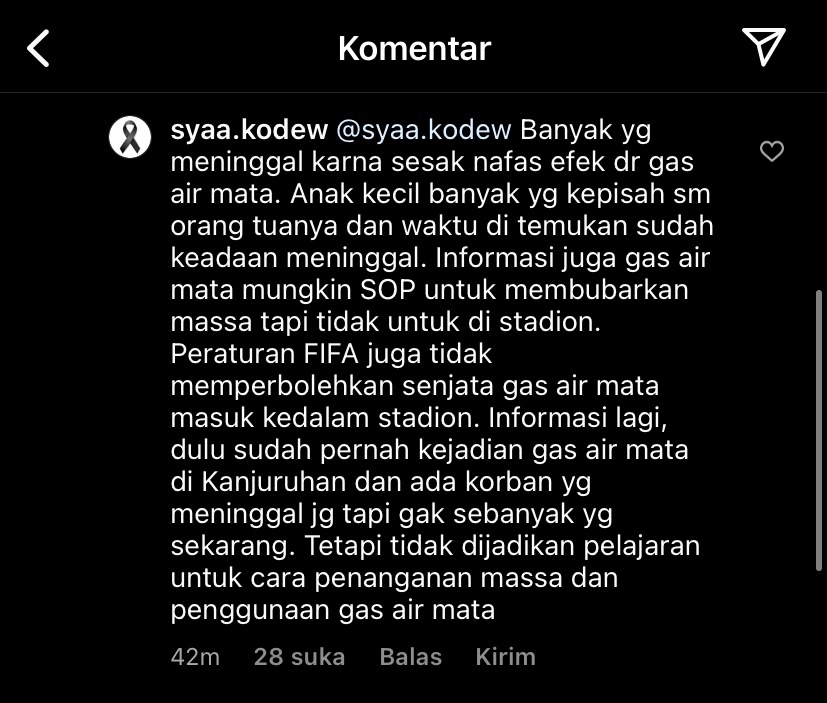 jejeeeenih's tweet photo. Yo iki ceritoe sg bner gduk nyalahno suporter e trs ae, salahno aparat seng nguncalno gas air mata gblk!!

#aremania #PrayForKanjuruhan https://t.co/Pe5YIDWTD7