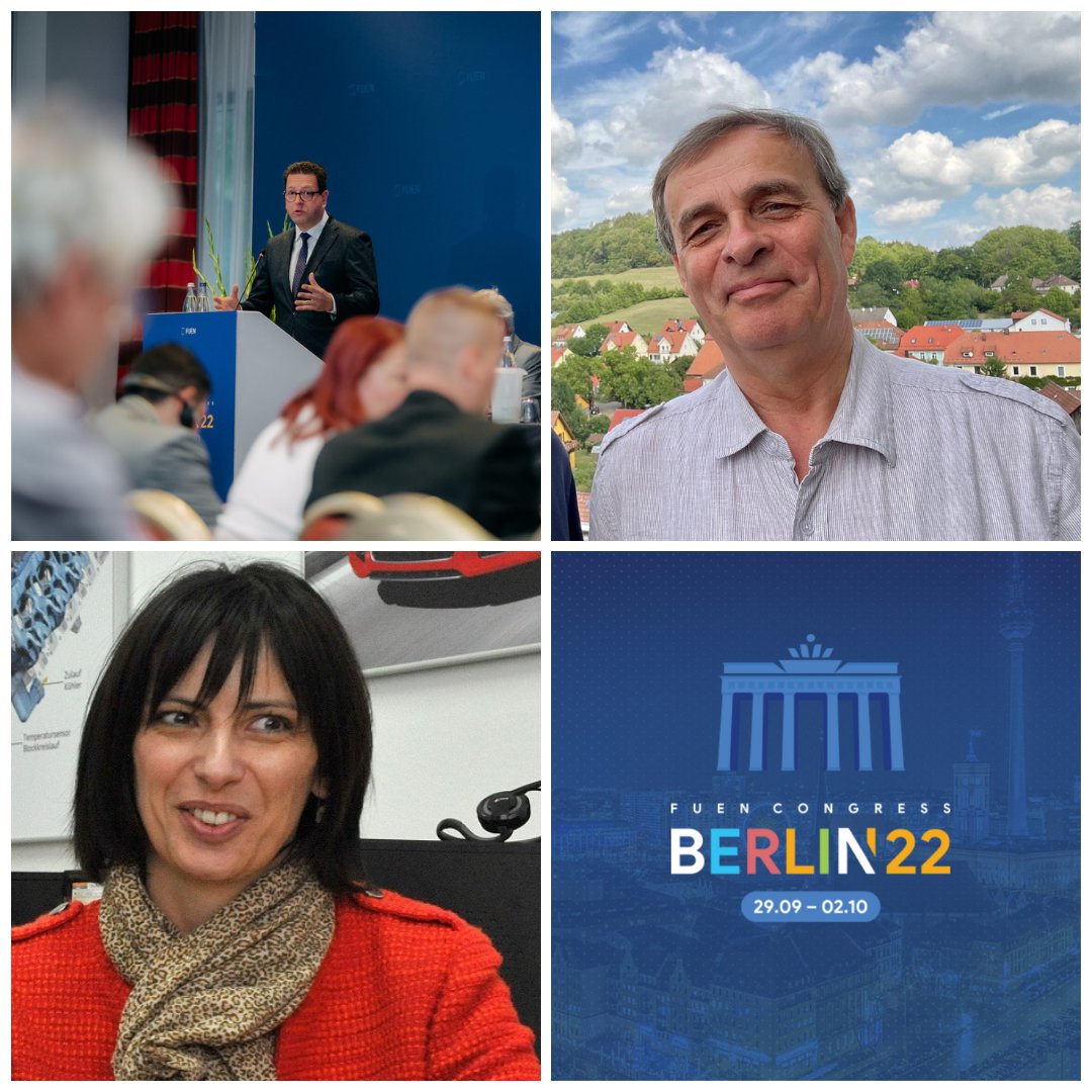 StiftungVerbund's tweet photo. Neues #FUEN-Präsidium – zwei Vertreter der Deutschen Minderheit ins Gremium gewählt

Wir gratulieren Bernard Gaida, #AGDM-Sprecher und Beauftragter des #VdG für internationale Zusammenarbeit, sowie Olivia Schubert (Landesselbstverwaltung der Ungarndeutschen).

@FUEN_Info https://t.co/CQ6YFEilYe