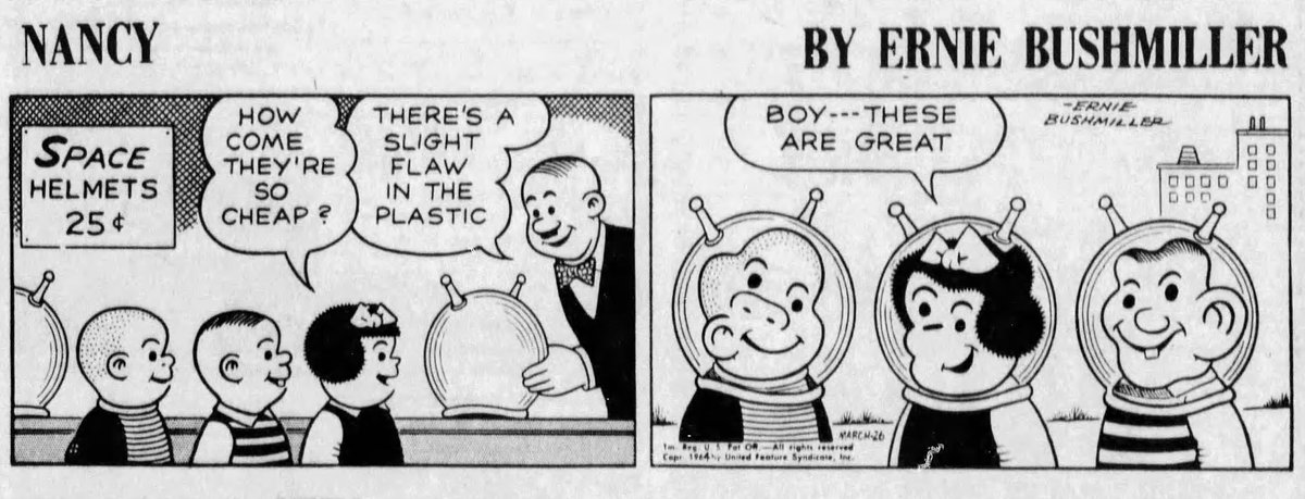 The Best Of Nancy By Ernie Bushmiller MAR 26,1964