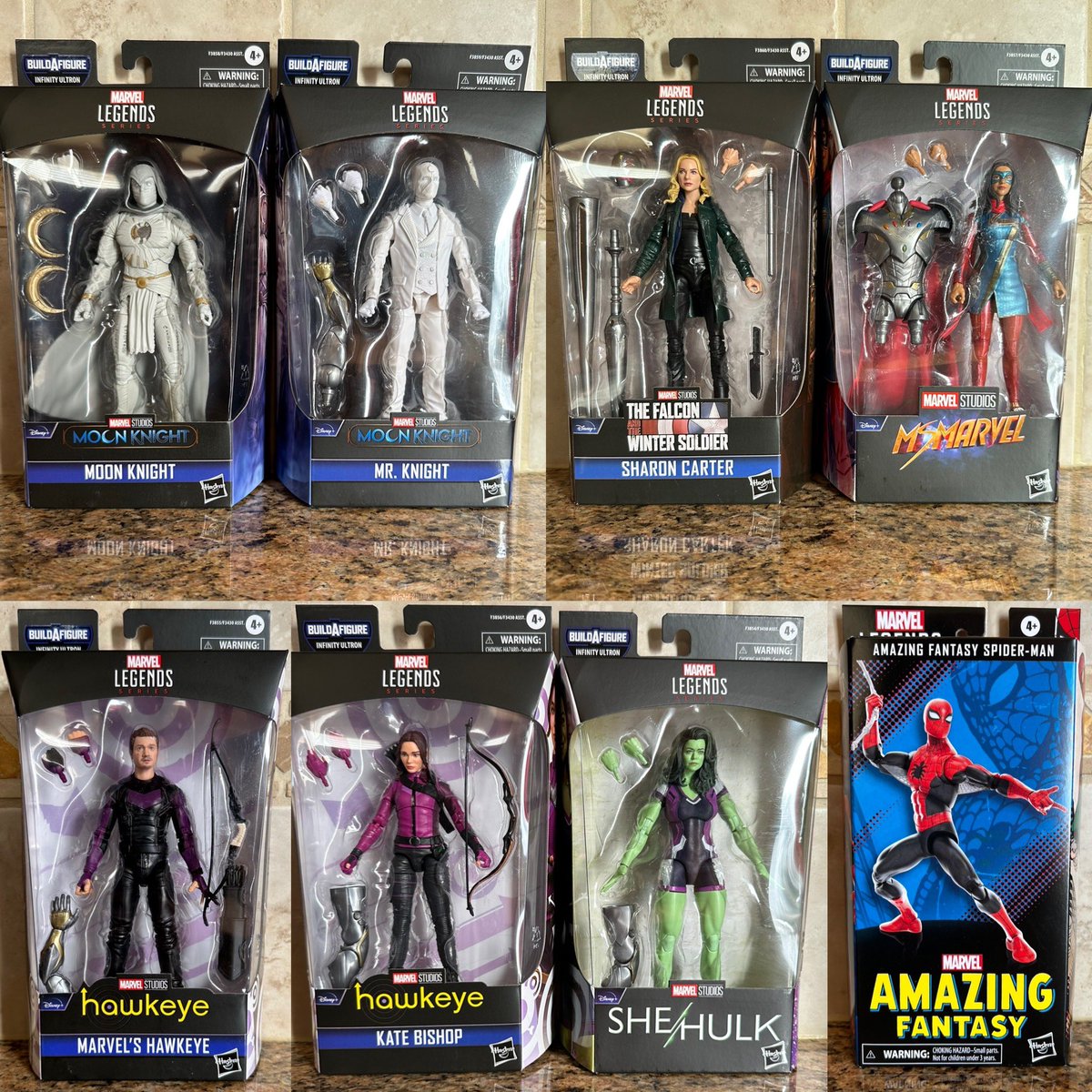 Mail Call! Got my Disney+ Marvel Legends, & Spider-Man!
.
#Marvel #SpiderMan #MoonKnight #MsMarvel #Hawkeye #KateBishop #thefalconandthewintersoldier #SharonCarter #Collectibles #MarvelLegends #Hasbro #DisTrackers