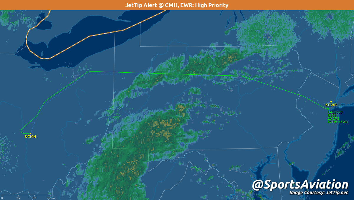 SportsAviation's tweet photo. ๐ Rutgers Scarlet Knights (@RFootball) #CHOP
๐ L @ Ohio State Buckeyes #GoBucks #RUTGvsOSU
โผ๏ธ Rare @JetTipNet arrival alert @EWRairport
โ๏ธ N57855 | UAL2523 | B753
๐ซ CMH - 9:32 pm ET
๐ฌ EWR - 10:54 pm ET
๐ก Tracking: https://t.co/NRo2jIvjK8 https://t.co/tr1xcpvPAu
