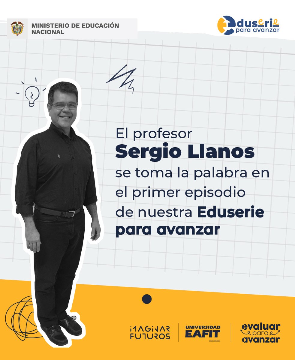prof_Lina's tweet photo. Conozcamos al Profe Sergio Llanos @profesorsergiollanos este 4 de octubre, en la apertura de nuestra #EduserieparaAvanzar. Comparte esta información con TODOS LOS PROFES que conozcas. Hora: 7 pm (Colombia). Canales de YouTube del MEN, Colombia Aprende y del profesor Sergio Llanos https://t.co/33gAjycDJ5