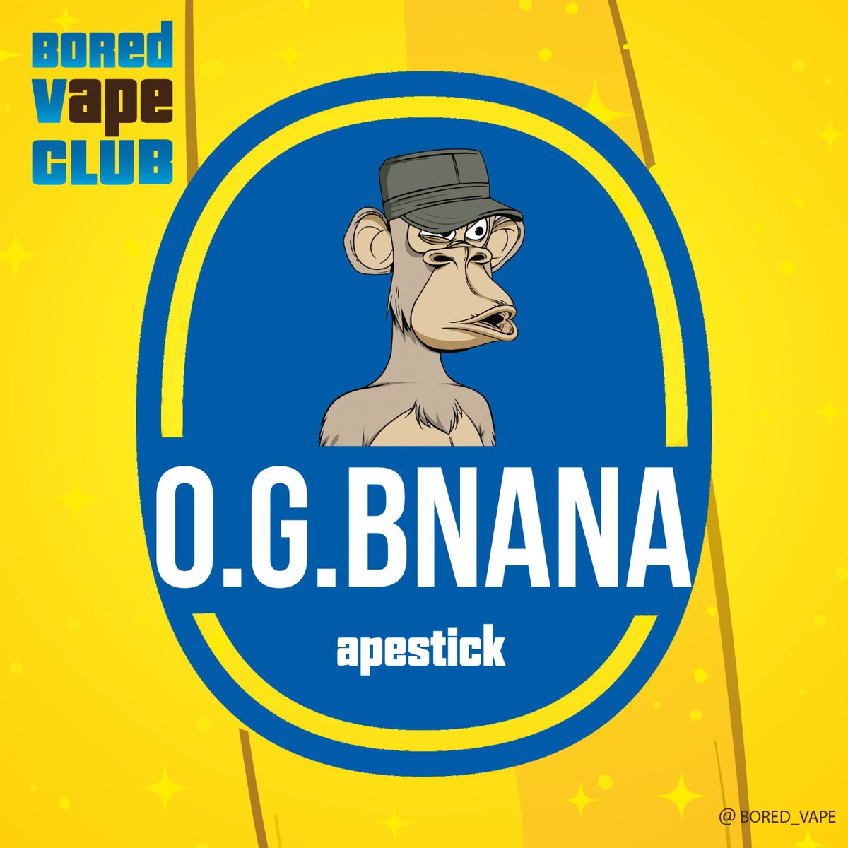 bored_vape's tweet photo. Gm - need some Bnana? πππ
#apestick #BoredApeYachtClub #boredvape https://t.co/MZ1fqFIQew