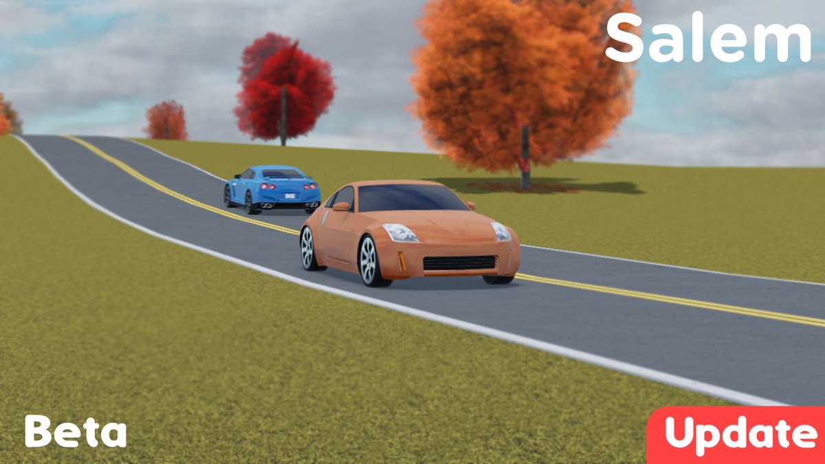 va_salem's tweet photo. V0.1.1

+ The fall map has returned!
- Leaves have also fallen.
+ Added a redone area near the Dealership!
- Added extra homes around the redone area!
+ Added 1 new car!
+ Added more trees!
+ Added more Cloud Cover!
+ Fixed Major Bugs

Play!: https://t.co/Or78yZk5Tn https://t.co/geWF7Ao4sT