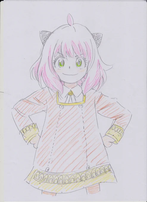 原稿やばいのに即席で描かされる羽目になったアーニャ 