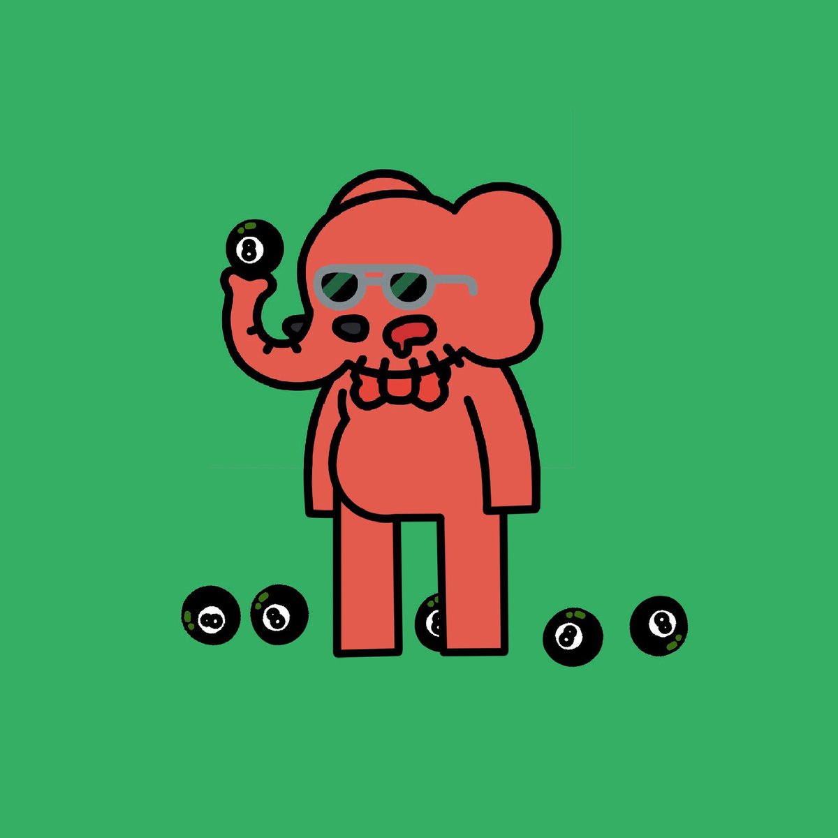 NickTKPinto's tweet photo. Made these super clean bois for the mad man himself @rexhanif hope you all enjoy! #3L3Herd #3L3Stampede🎱🐘 https://t.co/TgKCwo2YVo