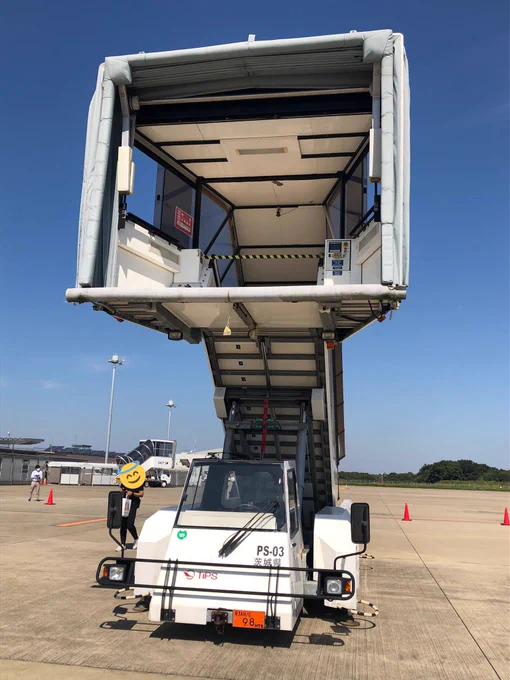 茨城空港の働く車ってなかなか近くで見れないから楽しい! 