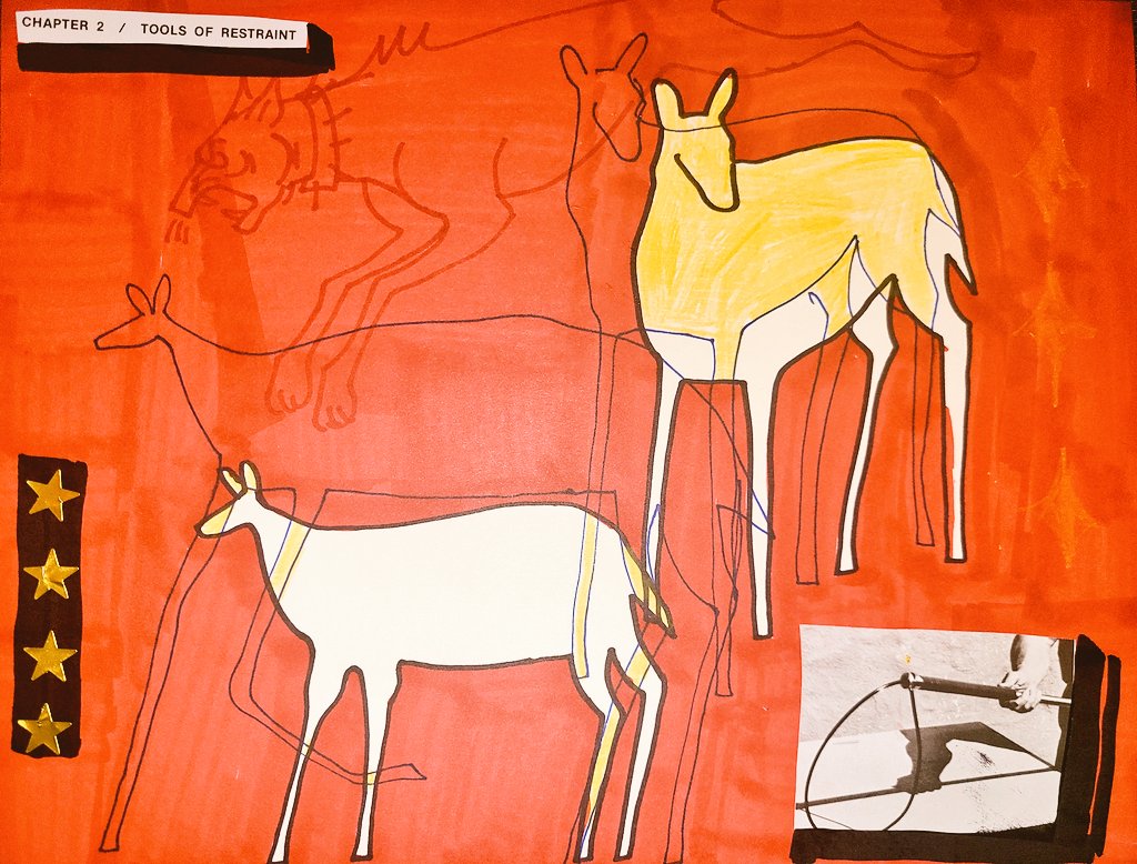 SLOWCANTER's tweet photo. "Chapter2" 10/01/2022 
#queerartist #deer #artistsontwitter https://t.co/FGIdPr7e0v