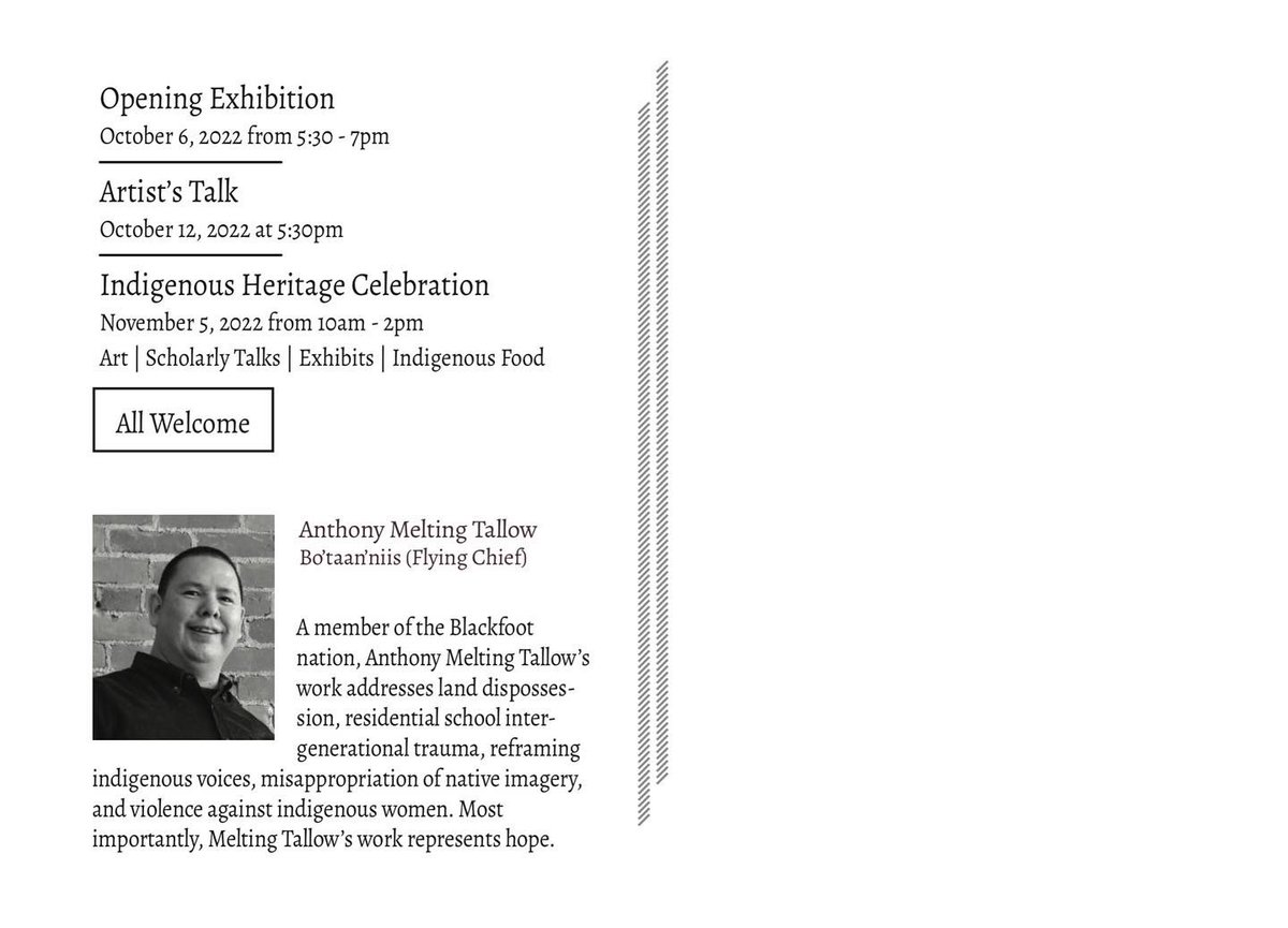 NDNtime's tweet image. CARRYING
PRAYER
Reclamation, Remembrance, &amp;amp; Honor
The Art of Anthony Melting Tallow
Wistariahurst Museum, Holyoke, MA
wistariahurst.org