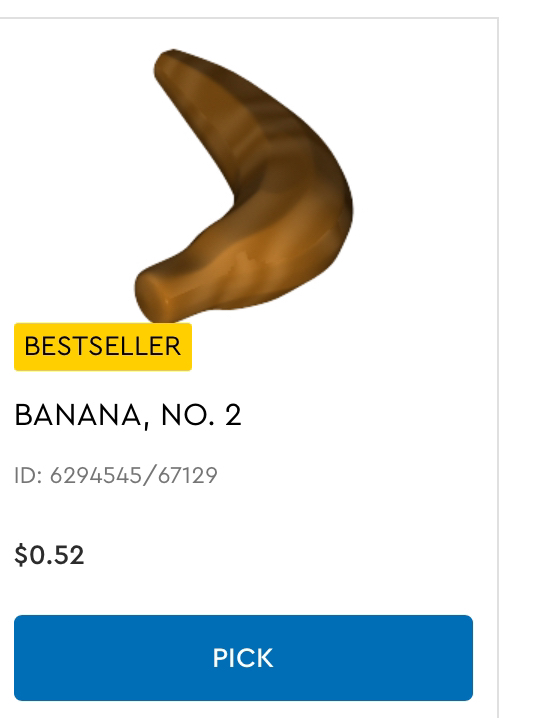 cheaperthannso's tweet photo. 96 Lego bananas are cheaper than Nintendo Switch Online + Expansion Pack https://t.co/uWtne6bABh