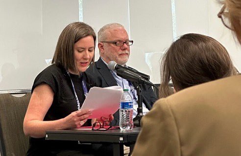 shemaiahng's tweet photo. Thankfully I have paparazzi friends who took pictures of my presentation at the #catholicimaginationconference on #briandoyle 

Grateful for the generosity of @HootenWilson , @Gregory_Wolfe  and Kathleen Marks. https://t.co/AlJRJ1mCIC