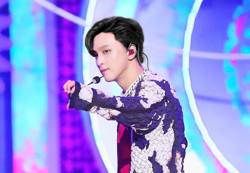 haechanmanado's tweet photo. GASABAR LIAT AYANG BLACK HAIR LAGI https://t.co/CNyU5kA4Qg