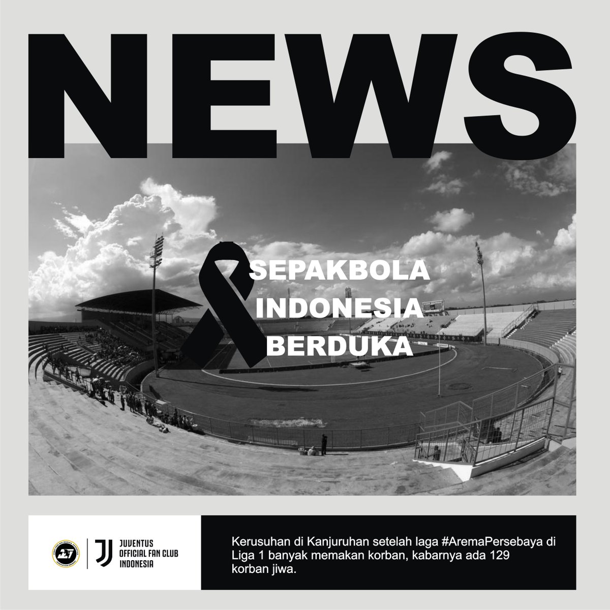 Turut berbelasungkawa, sedalam-dalamnya untuk peristiwa di Kanjuruhan, Malang. 

instagram.com/p/CjMiFJUvqHw/