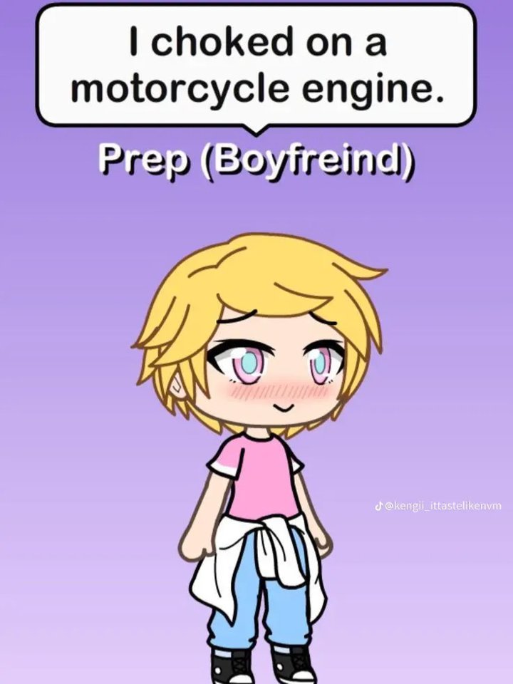 Aliminecraft5's tweet photo. Me when I choke on a motorcycle engine.

(I hope dies😈) https://t.co/q0vYSBtXty