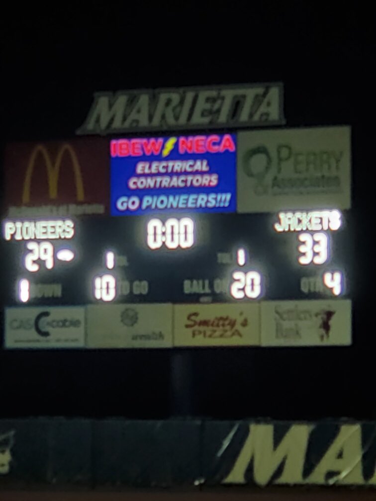 Unbelievable ending to one heck of a football game! We Never Ended the fight tonight & showed a lot of character! Great team effort! #WinTober #LastOfTheHard