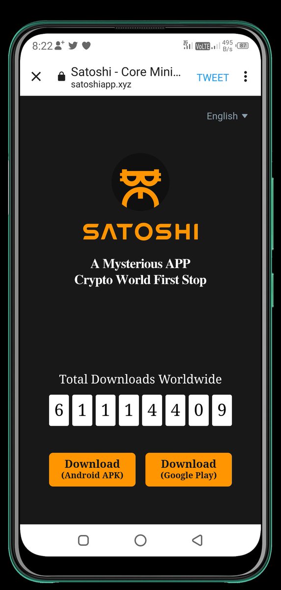 Congratulations to CORE for  61 million downloads.. <a href="/Coredao_Org/">Core DAO 🔶</a>
#CORE