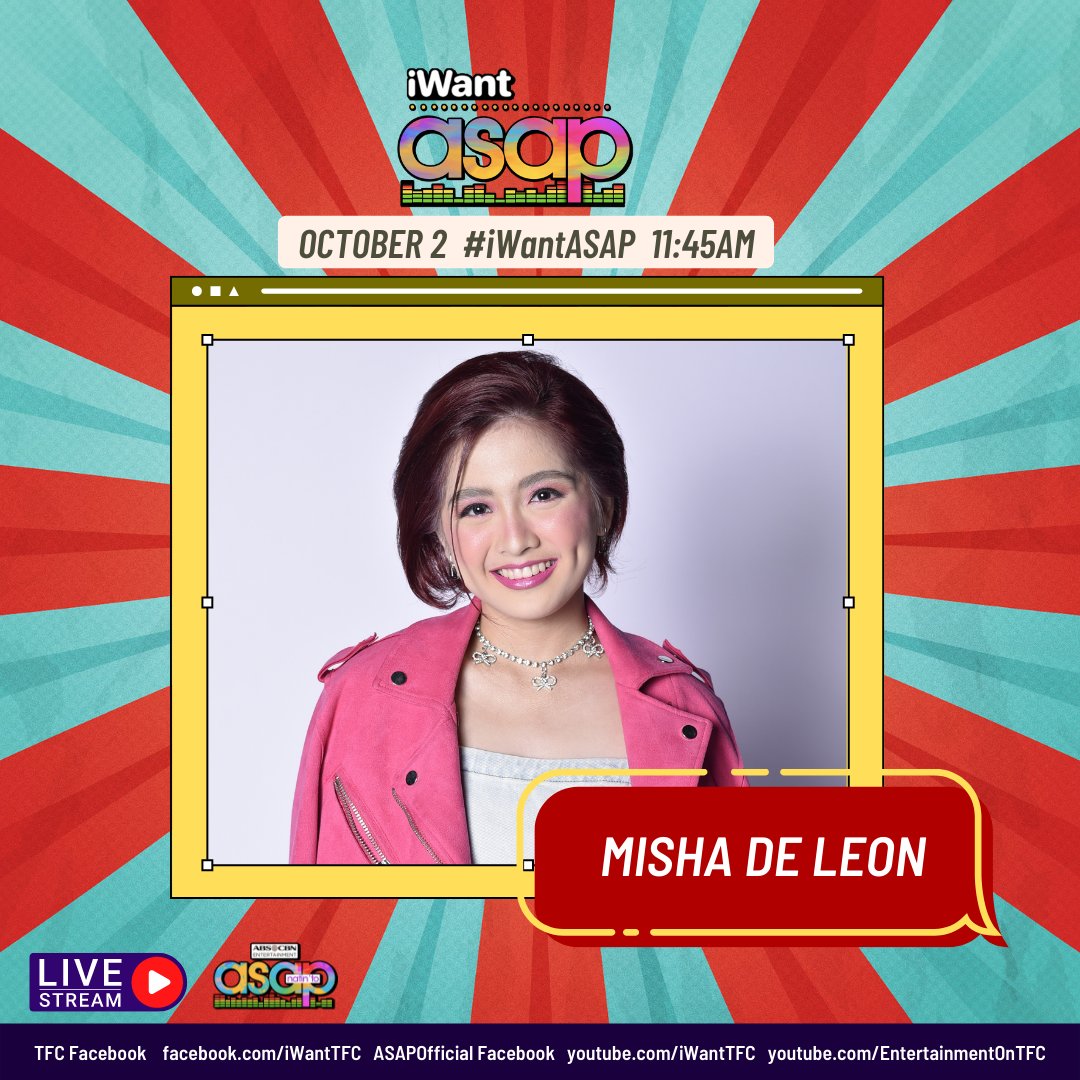 iwantasapofc's tweet photo. Get to know our Idol Philippines sweetheart Misha De Leon! For your questions, tweet using #AskMisha!

#MagicalASAP https://t.co/5ief1dB4oL