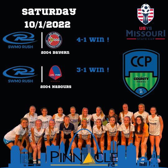 _PinnacleFC's tweet photo. So proud of these girls today!!  2 big wins at State Cup against two quality teams. https://t.co/FrzaTStBjd
