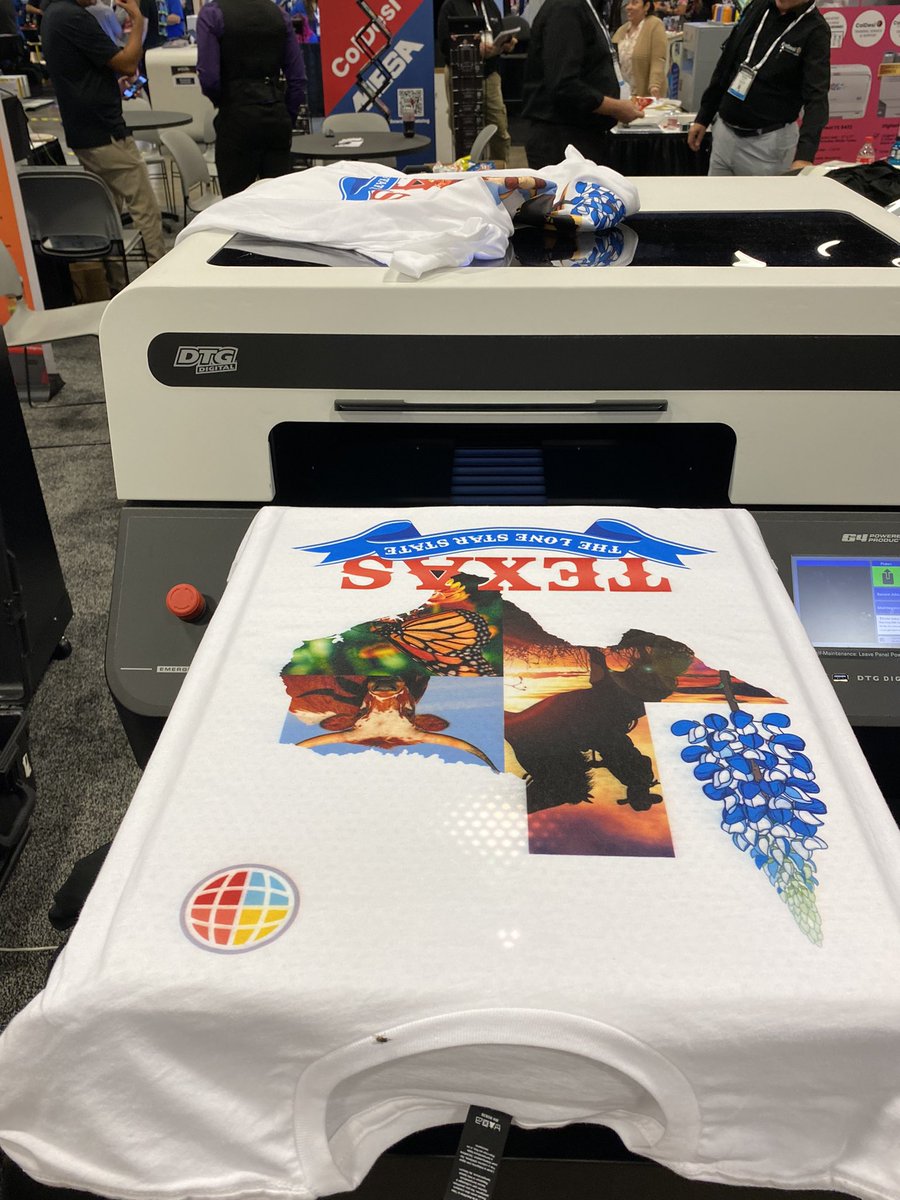 FWConventionCtr's tweet photo. More scenes from the @Impressionsexpo! #screenprintong #embroidery #laminating #brandedmerch https://t.co/VSLBpzqPYV
