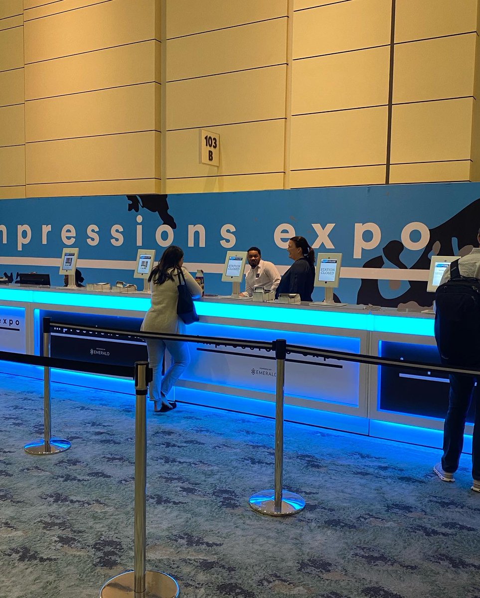FWConventionCtr's tweet photo. More scenes from the @Impressionsexpo! #screenprintong #embroidery #laminating #brandedmerch https://t.co/VSLBpzqPYV