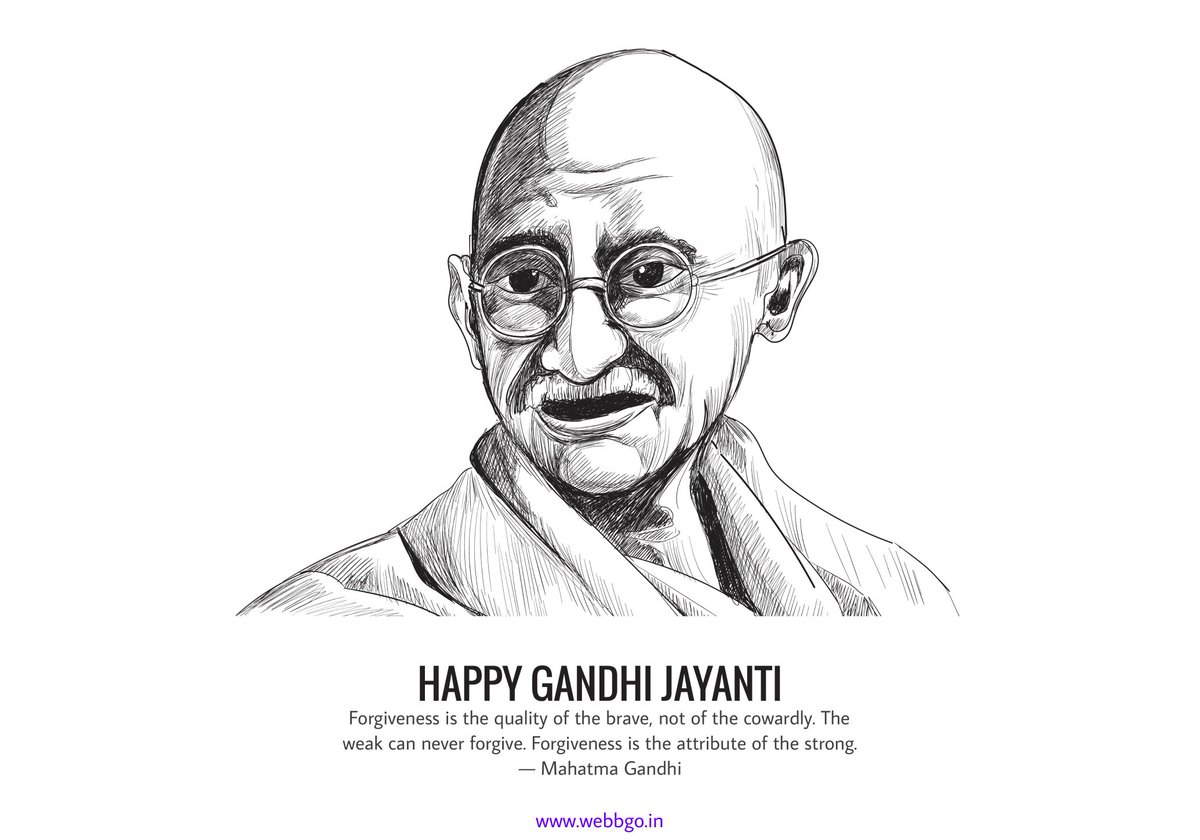 Webbgo_in's tweet photo. Forgiveness is the quality of the brave, not of the cowardly. The weak can never forgive. Forgiveness is the attribute of the strong. — #MahatmaGandhi https://t.co/gIqLhoZlG9