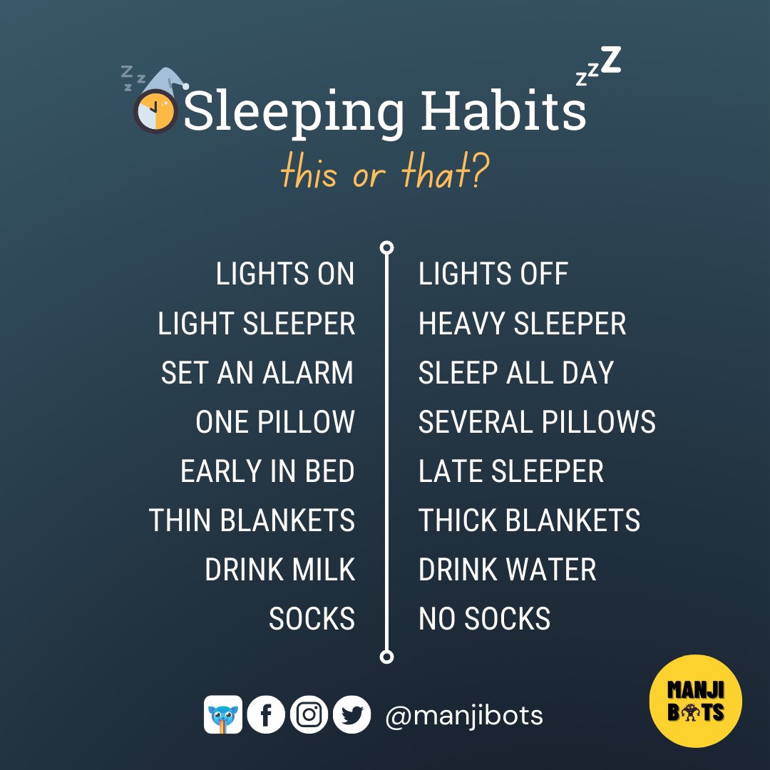 [Engagement Booster]

Would you mind dropping your sleeping habits along with the tag?

ANJI MAGICAL SUNDAY
#AnjiSalvacion <a href="/anjisalvacion/">anji</a>