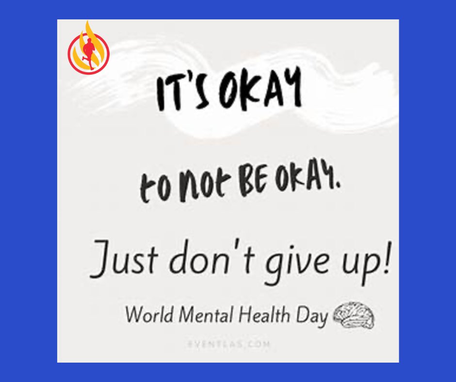 FightTheFlame5k's tweet photo. World Mental Health Day https://t.co/cALLeLdQ4p