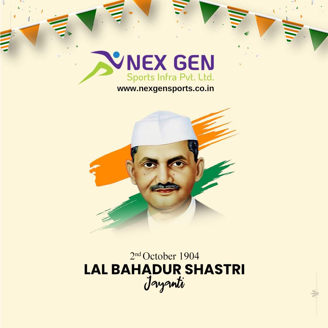 PrahasithReddy7's tweet photo. Let's pay homage to the man who showed what true and strong leadership looks like! Warm wishes on the occasion of Lal Bahadur Shastri Jayanti!

#lalbahadurshastrijayanti #lalbahadurshastri #indian #primeminister
 #nexgensports #sportsinfrastructure #sportsequipment https://t.co/XLGxhyjfBZ