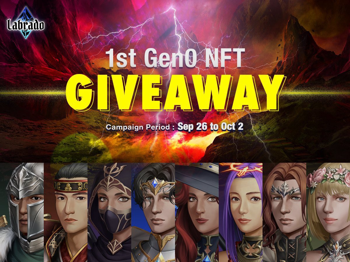 ninonn_x's tweet photo. ＼🌟2️⃣つの #FreeMint 貰える／
武器とキャラ #NFTGiveaway 
期間限定Genesisをプレゼント🔥

🎁 #NFTs ×3️⃣ 🎁
<<武器⚔️＆キャラ👤>>

✅Follow
@blogninon @lbrdofficial 
✅RT＋❤️
✅Join
https://t.co/I2BgJEsZog
⚠️追加コメント参照

⏰72h
#Giveaway #GameFi #BCG
#Ethereum #Web3 #ETH https://t.co/iXLozpQlR6