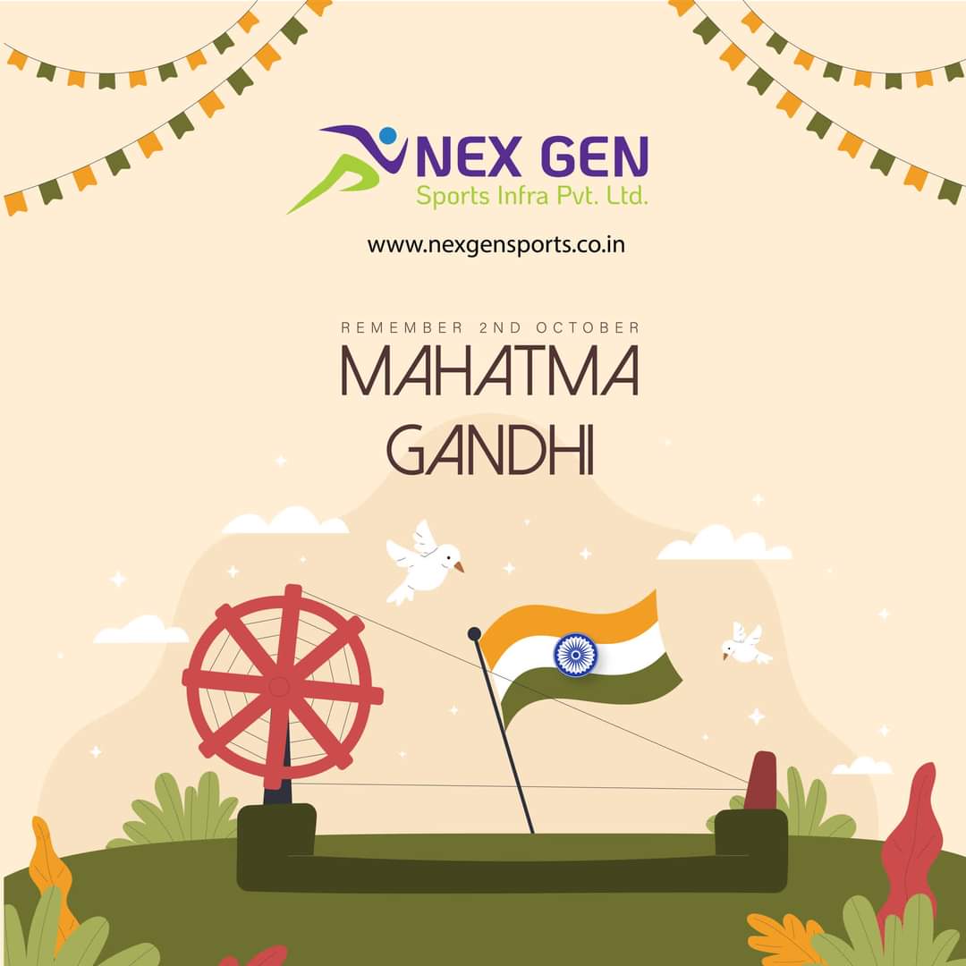 PrahasithReddy7's tweet photo. Best wishes on the occasion of Gandhi Jayanti! Let's spread the message of non-violence and honesty on this important day!

#gandhijayanti #mahatmagandhi #fatherofnation #indian #nexgensports #sportsinfrastructure #sportsequipment https://t.co/oRSzuvvRIT