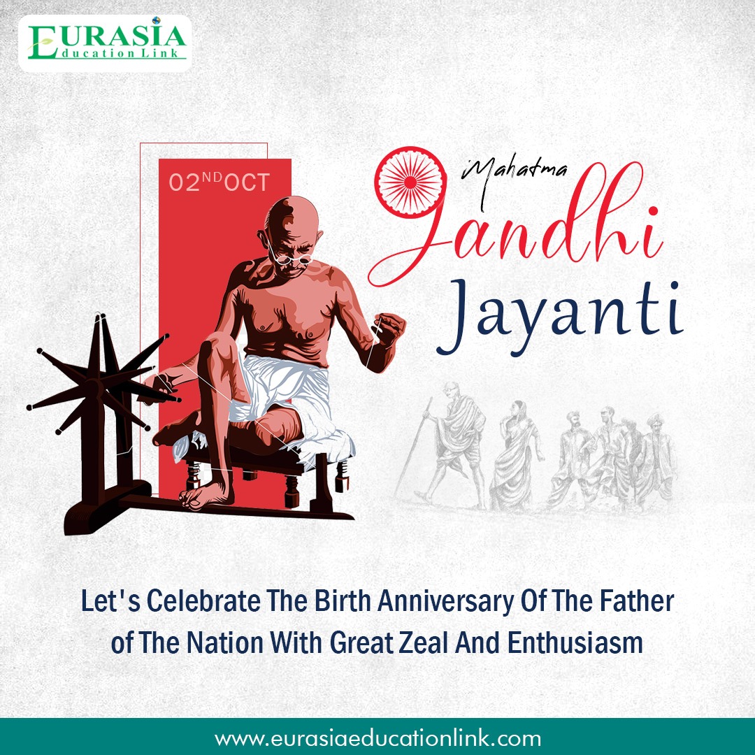 eurasia_link's tweet photo. May the spirit of truth and non-violence be with us in this Gandhi Jayanti. Wishing you happy Gandhi Jayanti!
#gandhijayanti #gandhi #mahatmagandhi #mahatmagandhijayanti https://t.co/GaKnJa3ULt