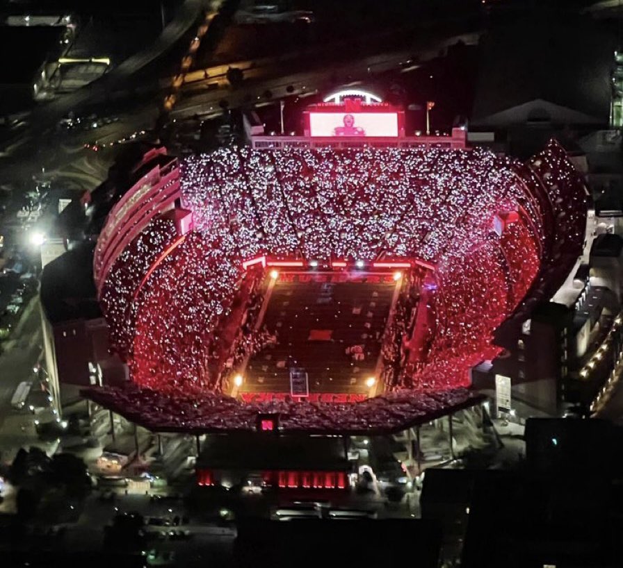 SeaofRedMedia's tweet photo. Husker athletes, staff, and fans deserved tonight after the last month

Cheers, Sea of Red https://t.co/WLOifVSGmQ