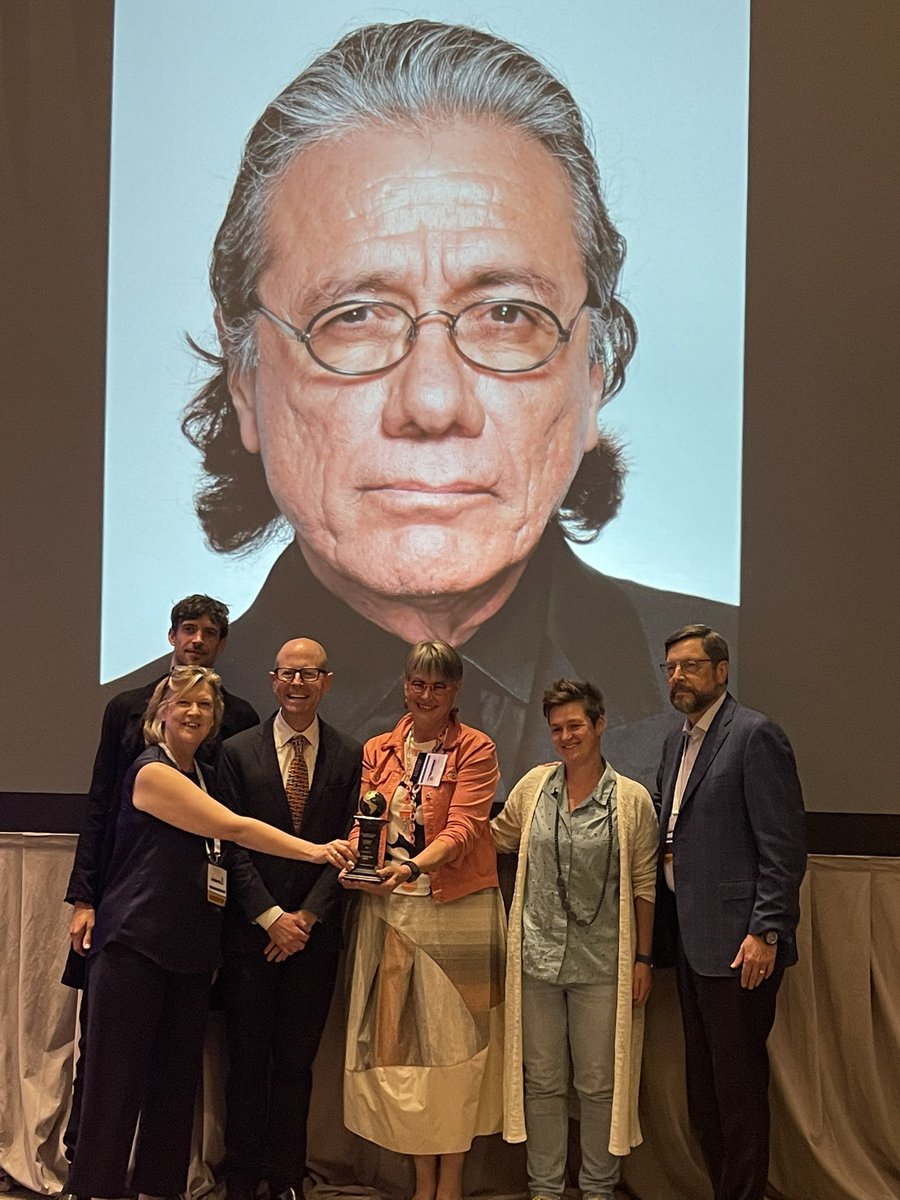 bijan_najafi's tweet photo. Congratulations to Kristien van Acker, this year’s #dfcon22 EJ Olmos Award winner for Advocacy in #Amputation Prevention. @DFCon @ALPSlimb @DGArmstrong @thetoedoctor @edwardjolmos #ActAgainstAmputation #diabeticfoot @Franers13 https://t.co/Jg4cOeOAnt