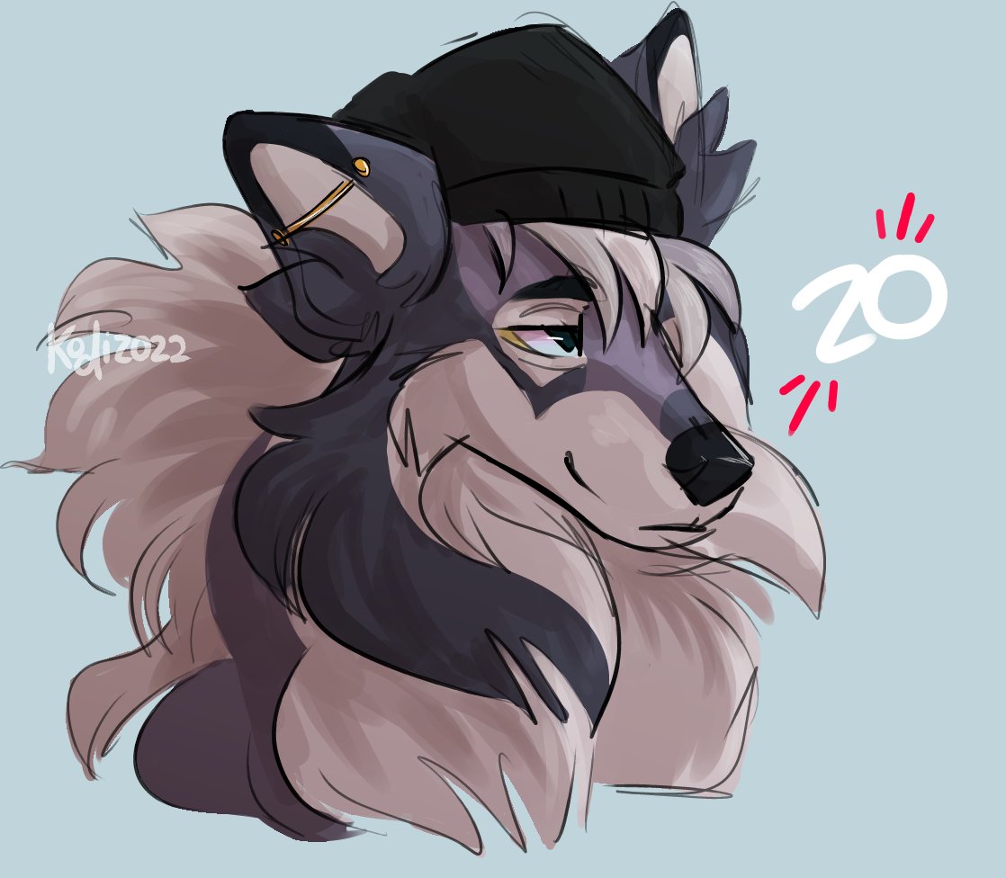 cytofin's tweet photo. 🍰 Will be rather busy throughout the week so did this early sketch, will be turning 20 October 8th.
.
.
#wolf #artwork #digitalart #digital #sketch #shading #shadingpractice https://t.co/587mkCCgbx