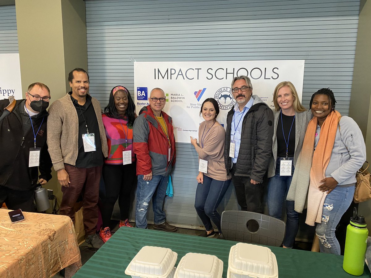almiabeyta's tweet photo. The Chelsea Team having an inspirational time at the Deeper Learning Conference!  Thank you, Chelsea High School for being an Impact School!  @lindanathan https://t.co/OYdP0BDLGd
