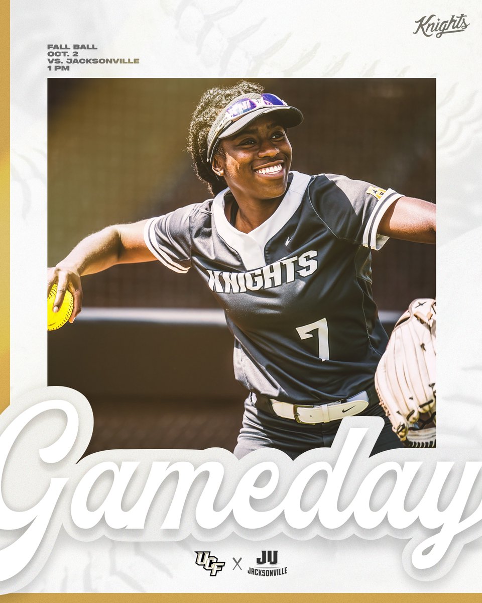 UCF_Softball's tweet photo. ๐๐๐ ๐๐๐๐ฌ! โก๐
WE'RE BACK! Ready to get fall ball started as we host Jacksonville this afternoon! โ๏ธ #ChargeOn
๐ฐ: 1:00 p.m.
๐๏ธ: Free https://t.co/sfOyx8VHn1