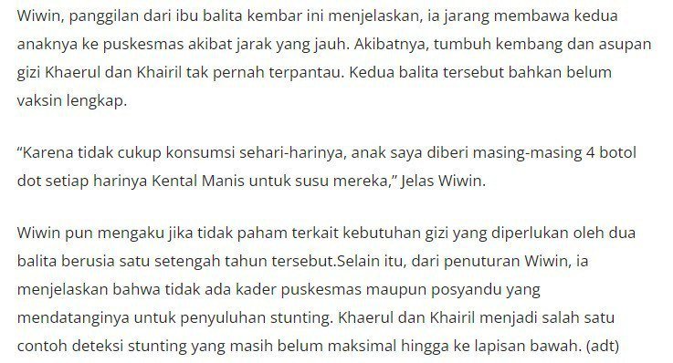 ririads's tweet photo. Bahkan ada yang tidak teredukasi oleh kader setempat, seperti Ibu di Pandeglang, Banten. Sedih gak sih :( #BukanSusu https://t.co/SM0Ztp2KL8