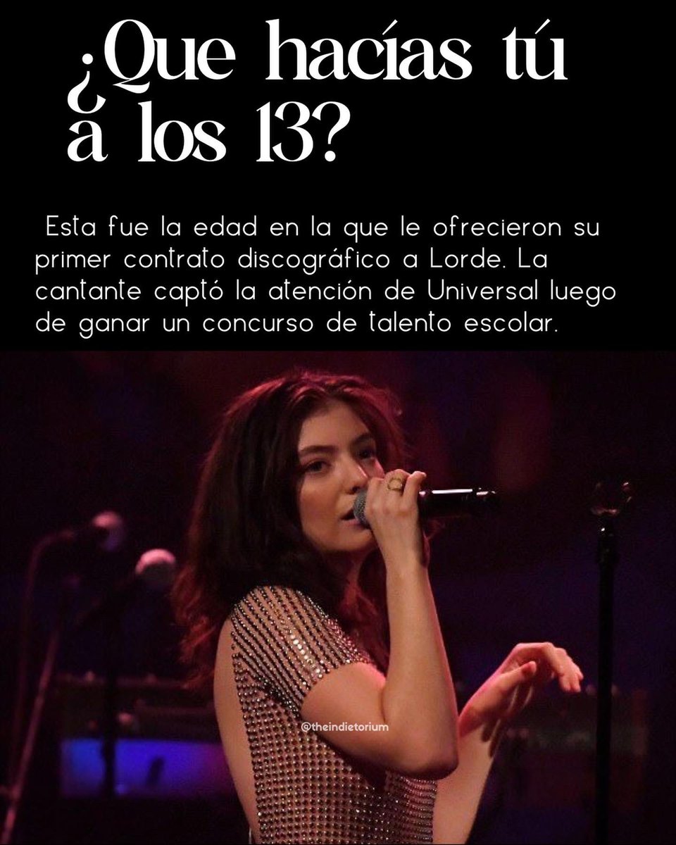 theindietorium's tweet photo. Cada vez falta menos para el regreso de @tecateliveout y mientras eso sucede acá te dejamos unos datos curiosos de @lorde 
Aún puedes adquirir tus accesos a través de @ticketmaster_mx 
•
•
•
•
•
#lorde #lordemusic #lordemelodrama #tecateliveout #lordefans https://t.co/1q53M1tKFw