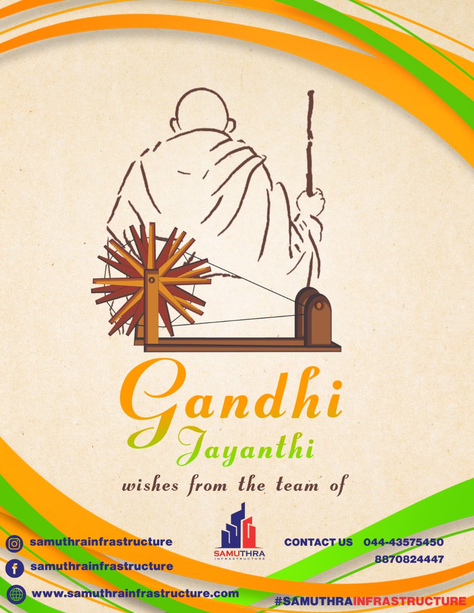 SamuthraInfras1's tweet photo. Happy Gandhi Jayanti
Wishes From The Team Of
@SamuthraInfras1
๐งฑ๐๐๐ญ๐ข๐
#happygandhijayanti๐ฎ๐ณ
#samuthrainfrastructurePvt #No1 #construction #company #tamilnadu #madurai #Chennai #thirunelveli #pondicherry #pudhukottai #nagarkovil #elevationdesigns #nivashaathitya https://t.co/Kwgv4rEwVA