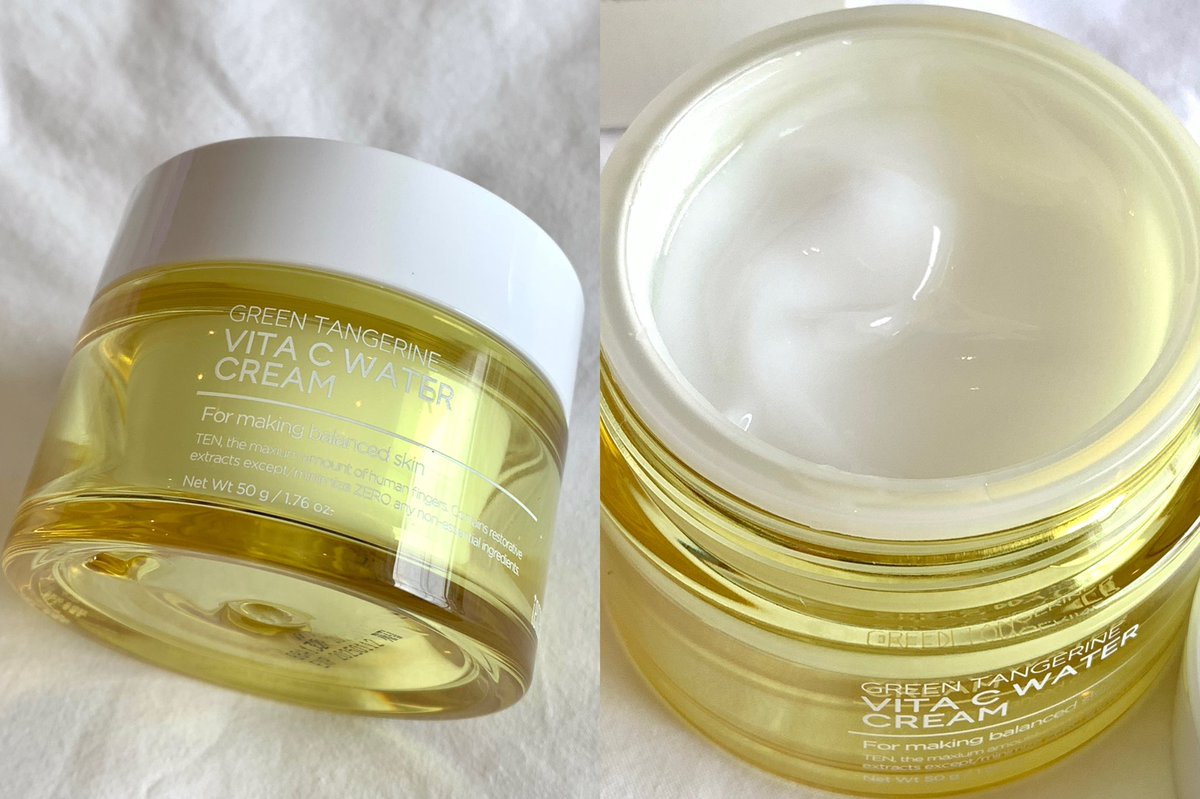 suntoapril's tweet photo. Tenzero Water Cream สูตร Green Tangerine vita C 🍊 ได้มาสักพักแล้ว ตัวช่วยเพิ่มความกระจ่างใสให้ผิว ผิวไหม้จากการตากแดดตัวนี้ช่วยได้ มีวิตามินเข้มข้น ลดจุดด่างดำได้ดีมาก แล้วคือกลิ่นห๊อมหอม
@lazarosthailand #tenzero
#10ปัญหาผิวจะกลายเป็น0 https://t.co/IqdEIKQuAK