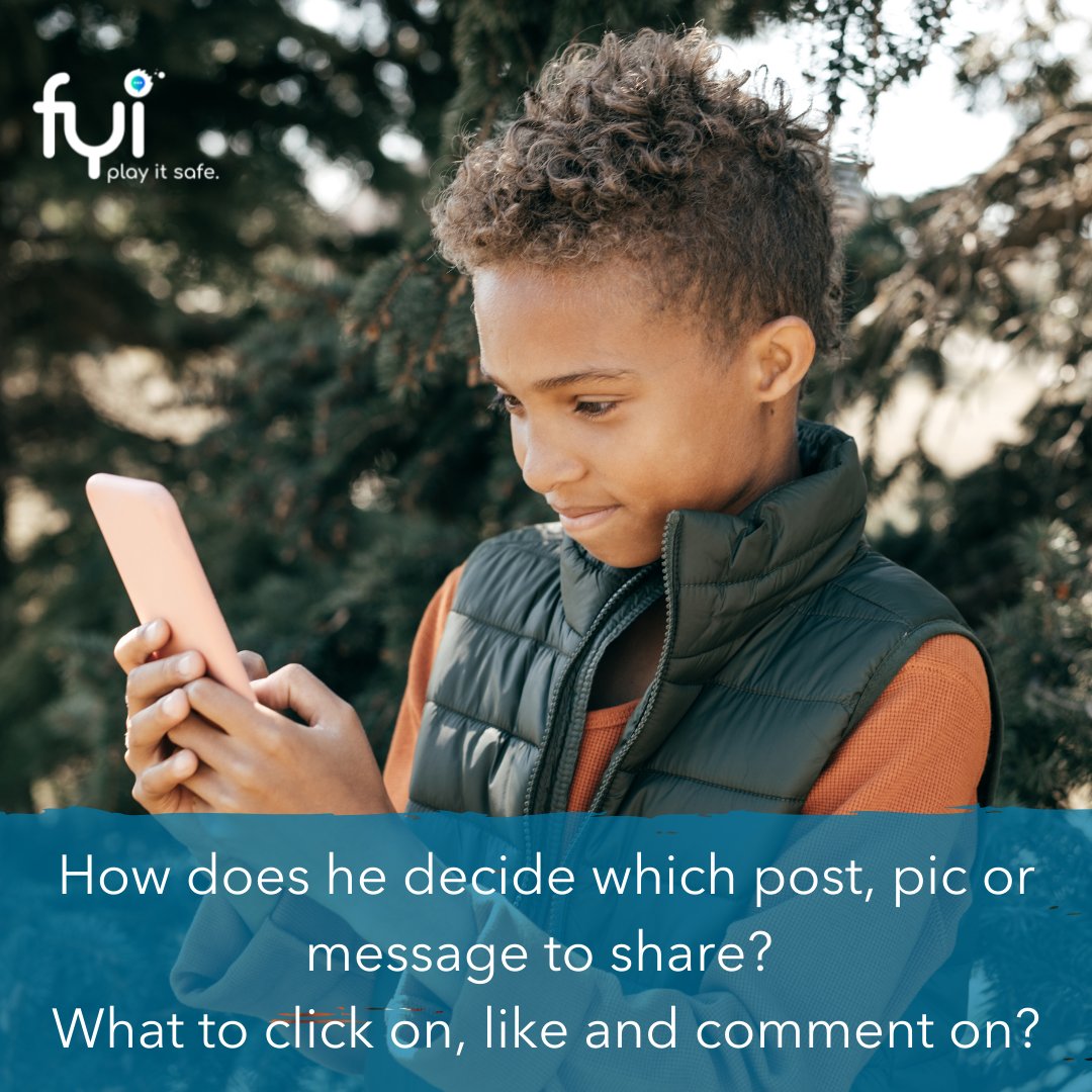 It's so easy to like or share a message without considering the original source or the impact it could have on someone's reputation and privacy. 

Encourage your children to think before they click. 

#fyiplayitsafe #cybersafety #digitalparenting