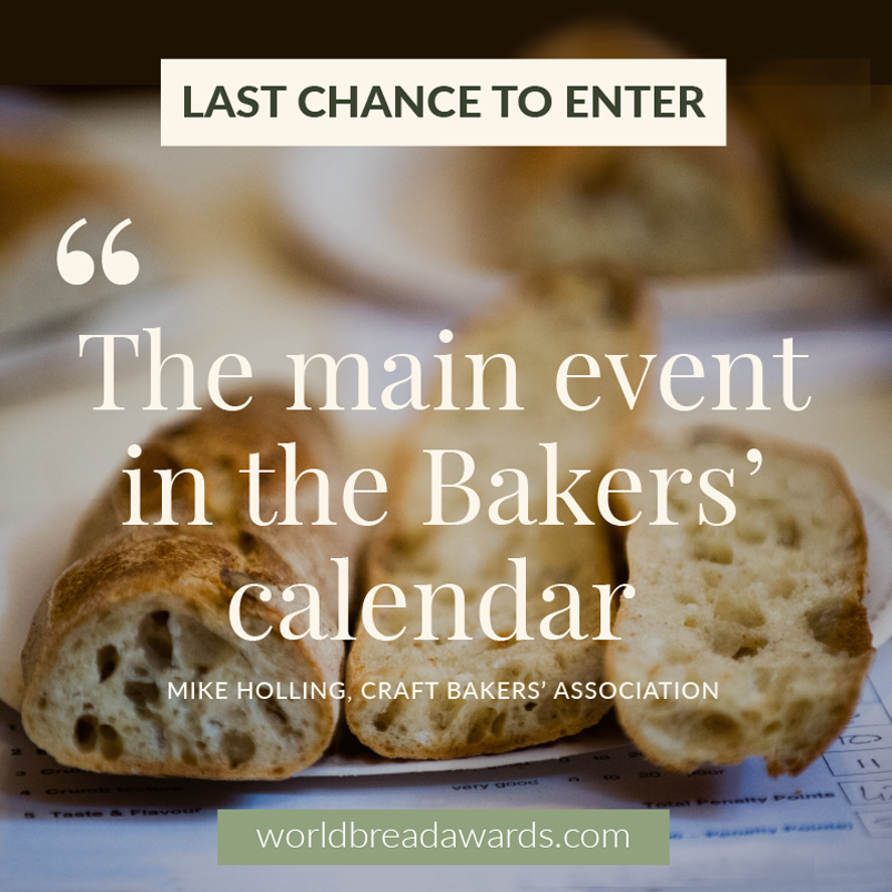 7 DAYS TO GO ✨ With 7 days to go, it's your last chance to enter! 🤩 Don't miss out on being a part of this incredible celebration of bread 🥖 What's more, your bread could be award winning - all that you need to do is enter 🏆 worldbreadawards.com @tiptree @brook_food